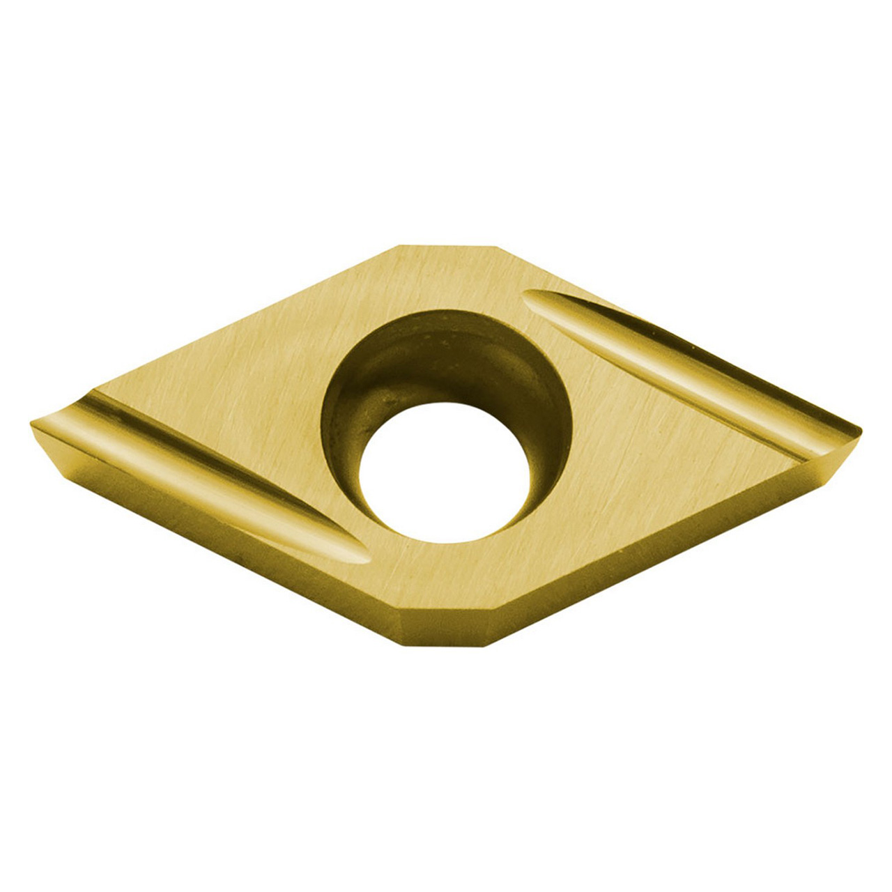 Kyocera Precision Tools TLD03283 | DCGT21505ERU PV720 1/4" Circle Diameter x 3/32" Thickness PVD Coated Cermet Indexable Turning Insert