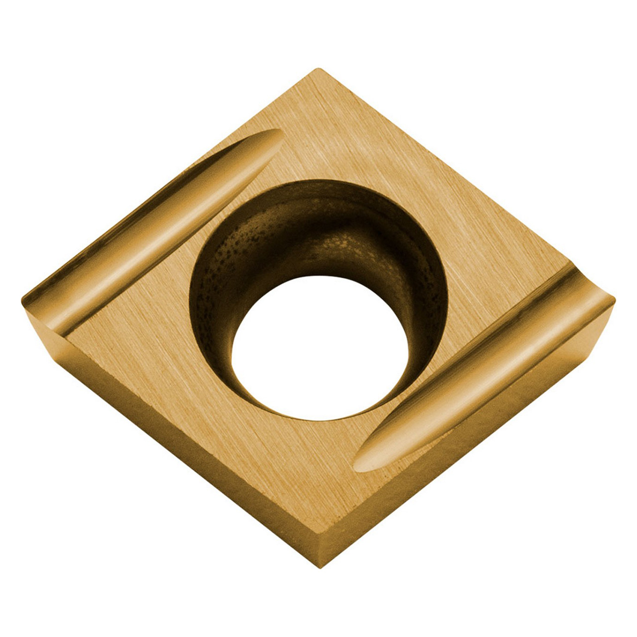 Kyocera Precision Tools TLF01284 | CCGT2151ELU PV710 1/4" Circle Diameter x 3/32" Thickness PVD Coated Cermet Indexable Turning Insert