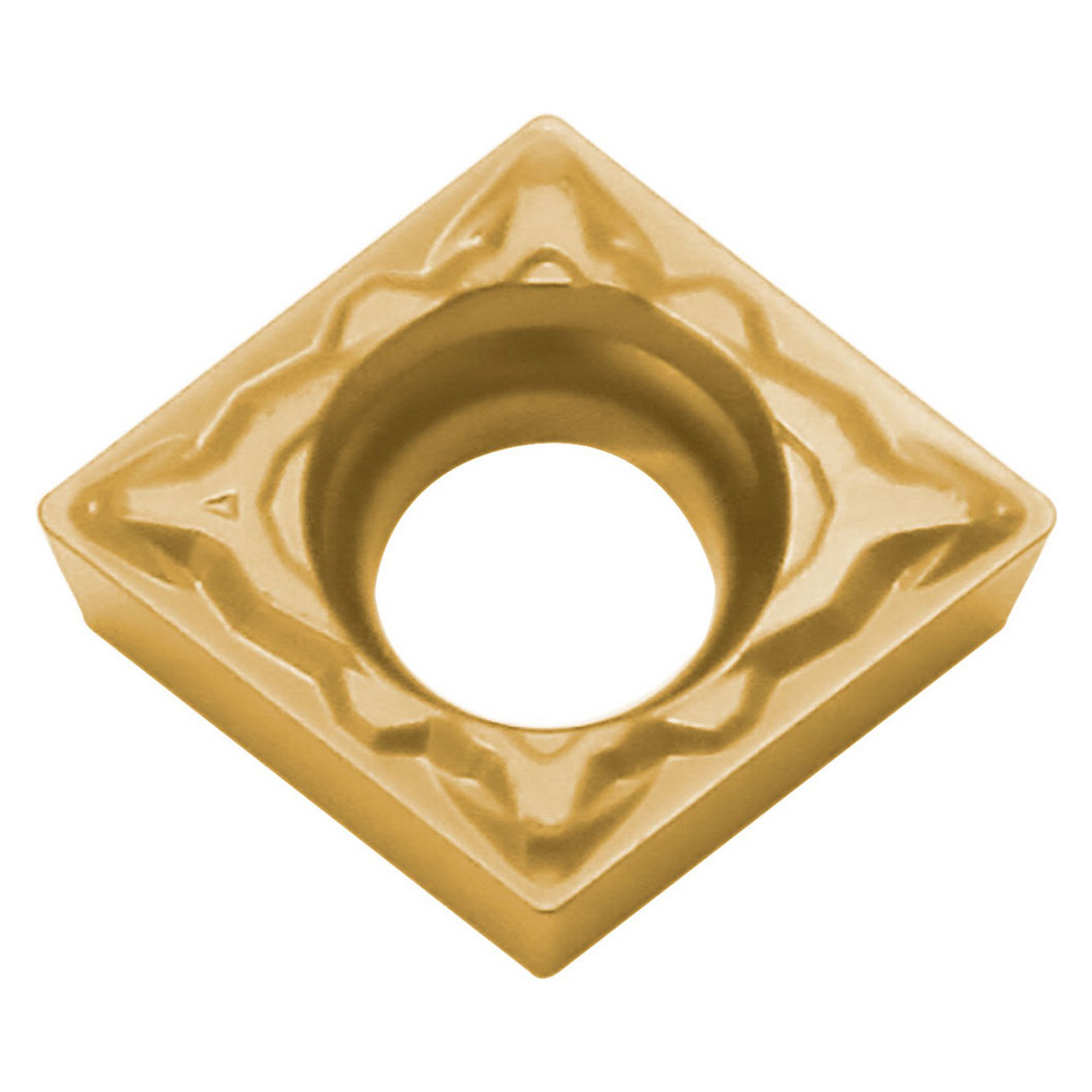 Kyocera Precision Tools TLF01492 | CCMT2151PP PV710 1/4" Circle Diameter x 3/32" Thickness PVD Coated Cermet Indexable Turning Insert