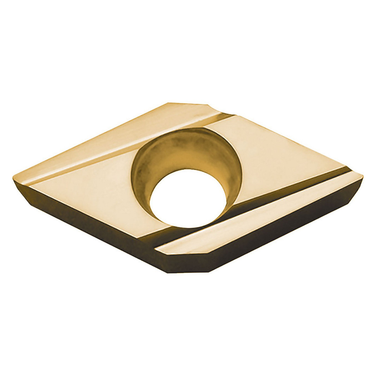 Kyocera Precision Tools TLF03376 | DCGT3251ELJ PV710 3/8" Circle Diameter x 5/32" Thickness PVD Coated Cermet Indexable Turning Insert