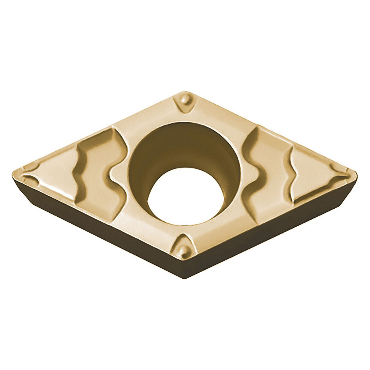 Kyocera Precision Tools TLF03500 | DCMT21505GP PV710 1/4" Circle Diameter x 3/32" Thickness PVD Coated Cermet Indexable Turning Insert