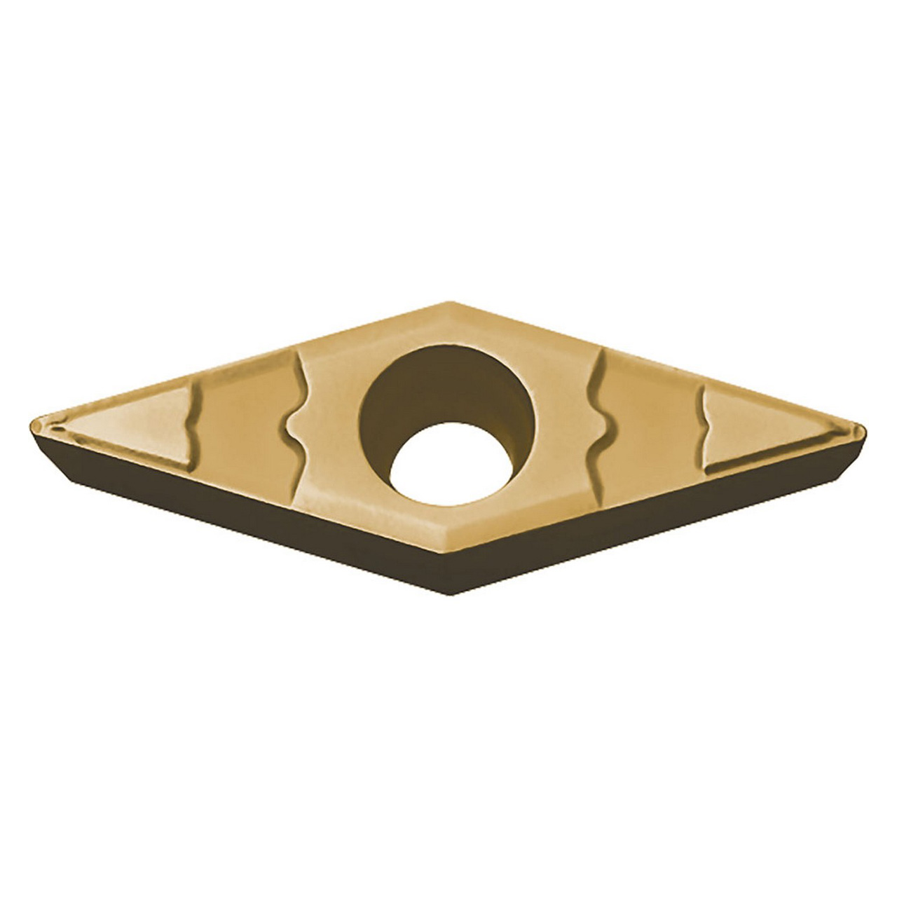 Kyocera Precision Tools TLF07556 | VBMT332GP PV710 3/8" Circle Diameter x 3/16" Thickness PVD Coated Cermet Indexable Turning Insert