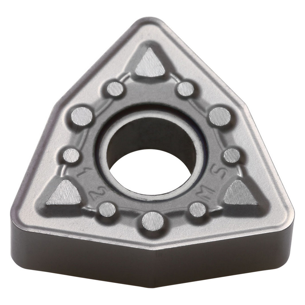 Kyocera Precision Tools TLJ08632 | WNMG432MS PR015S 1/2" Circle Diameter x 3/16" Thickness PVD Coated Carbide Indexable Turning Insert
