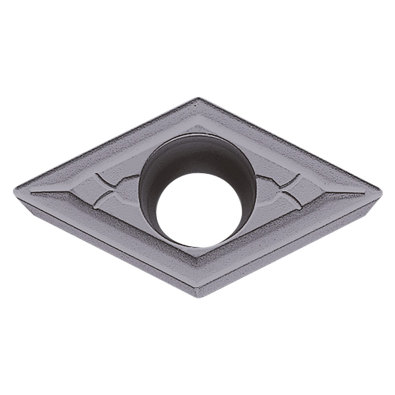 Kyocera Precision Tools TLM00202 | DCMT21505GK PR1725 1/4" Circle Diameter x 3/32" Thickness PVD Coated Carbide Indexable Turning Insert