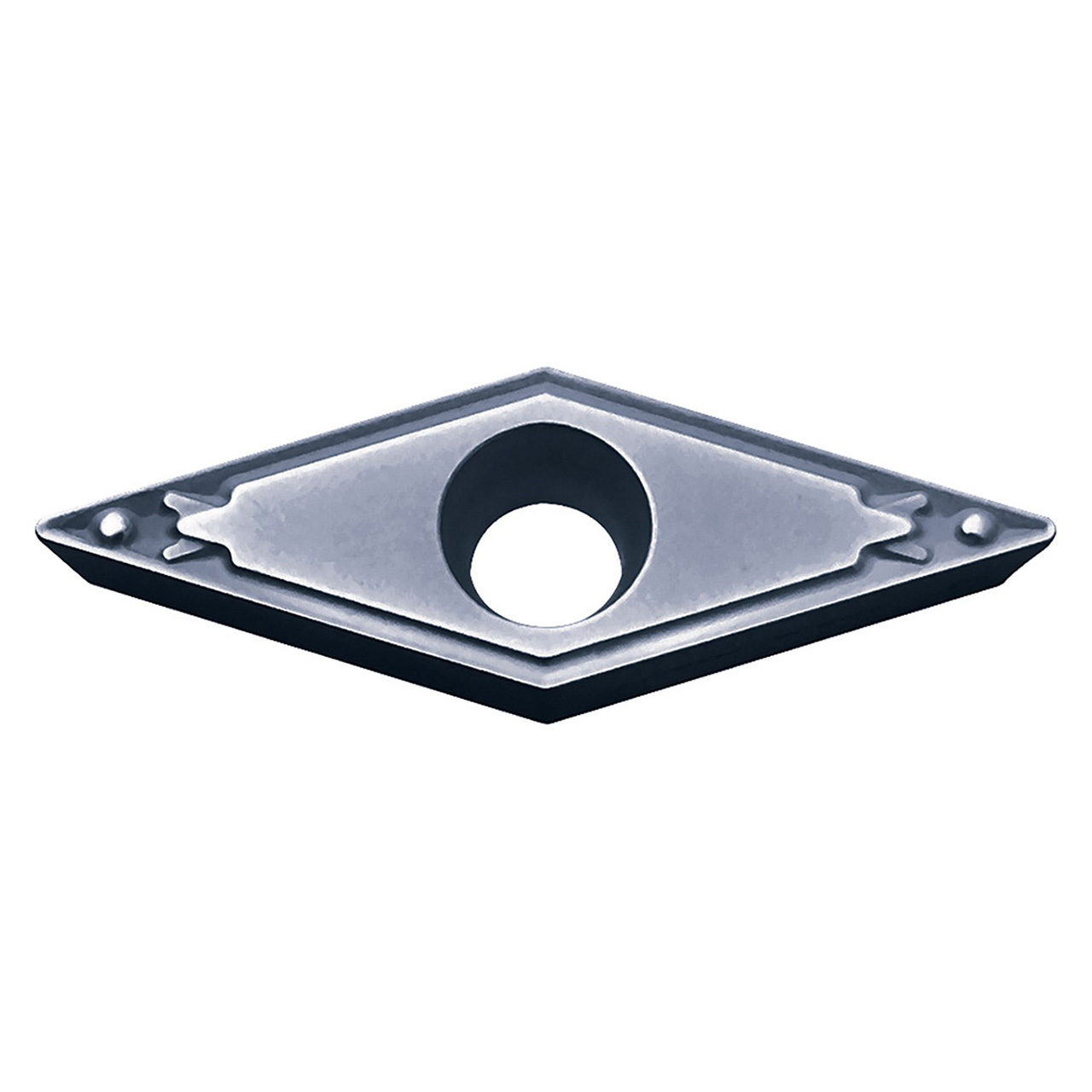 Kyocera Precision Tools TLM00370 | VBMT222HQ PR1725 1/4" Circle Diameter x 1/8" Thickness PVD Coated Carbide Indexable Turning Insert
