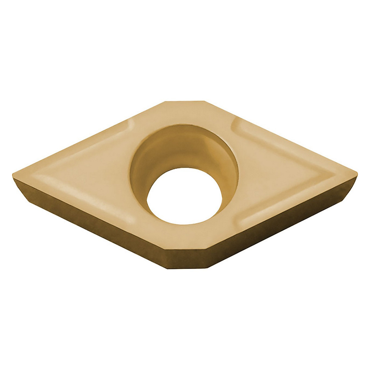 Kyocera Precision Tools TLP00144 | DCGT32502 PV730 3/8" Circle Diameter x 5/32" Thickness PVD Coated Cermet Indexable Turning Insert