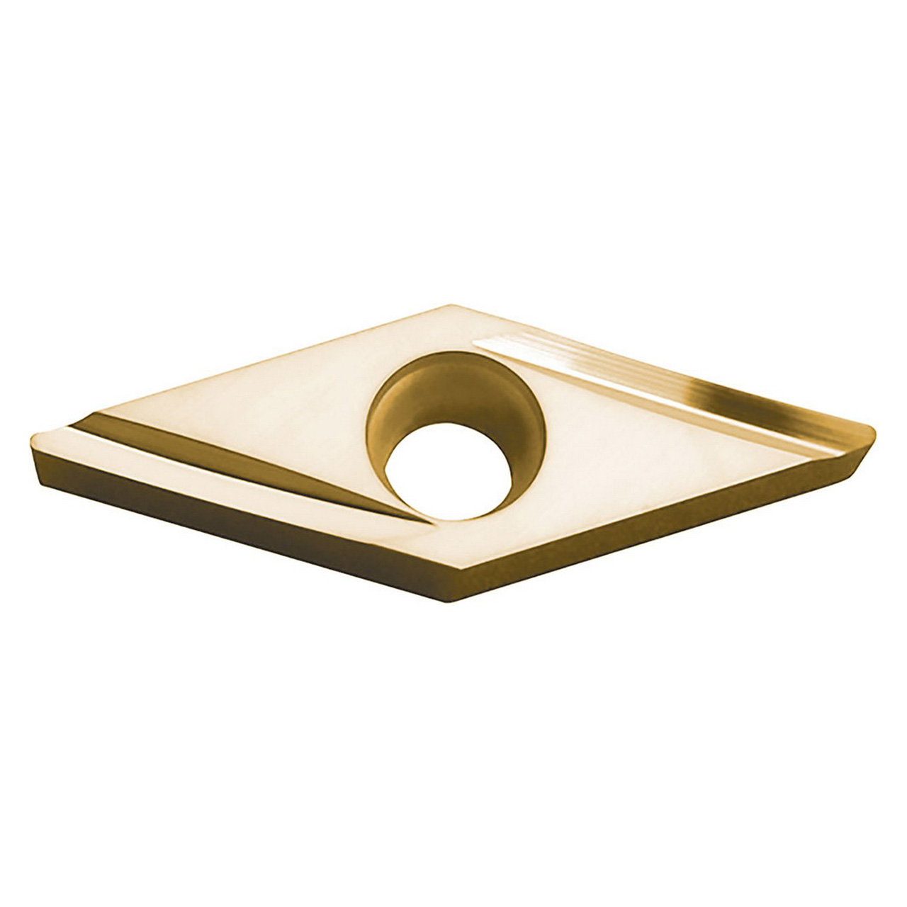 Kyocera Precision Tools TLP00458 | VBGT2205RY PV730 1/4" Circle Diameter x 1/8" Thickness PVD Coated Cermet Indexable Turning Insert