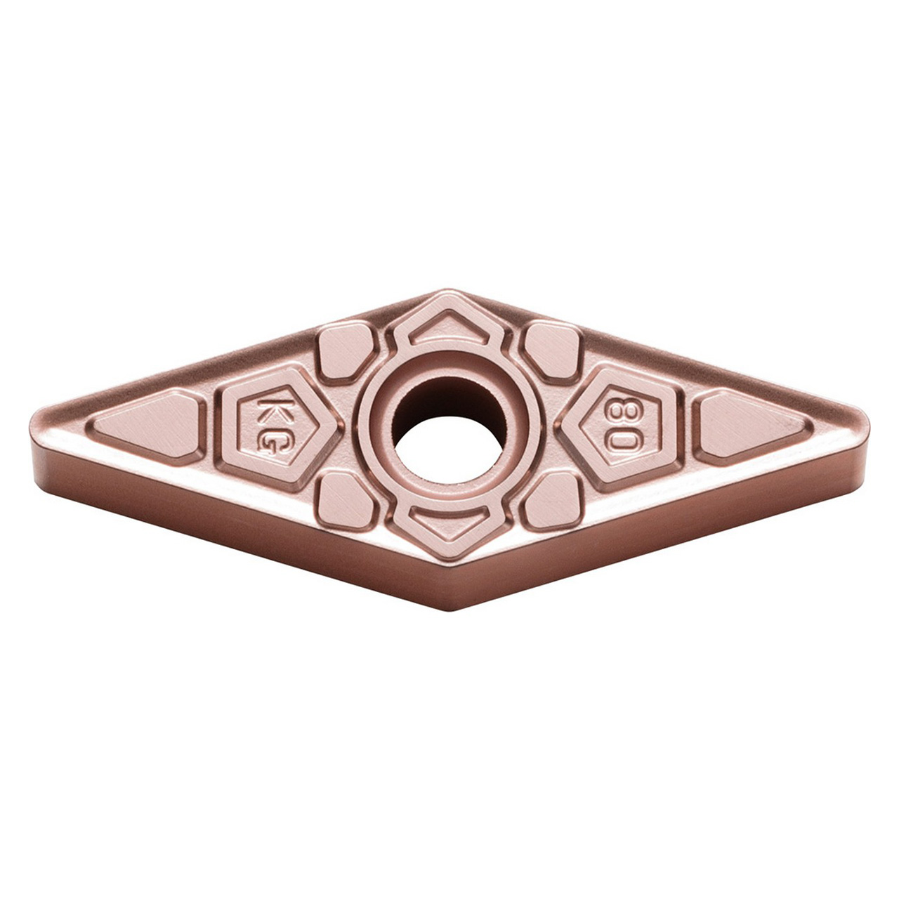 Kyocera Precision Tools TMC07703 | VNMG332KG CA310 3/8" Circle Diameter x 3/16" Thickness CVD Coated Carbide Indexable Turning Insert