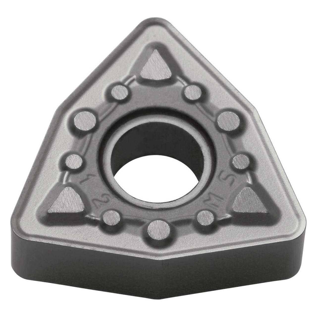 Kyocera Precision Tools TWH08632 | WNMG432MS SW05 1/2" Circle Diameter x 3/16" Thickness Uncoated Carbide Indexable Turning Insert