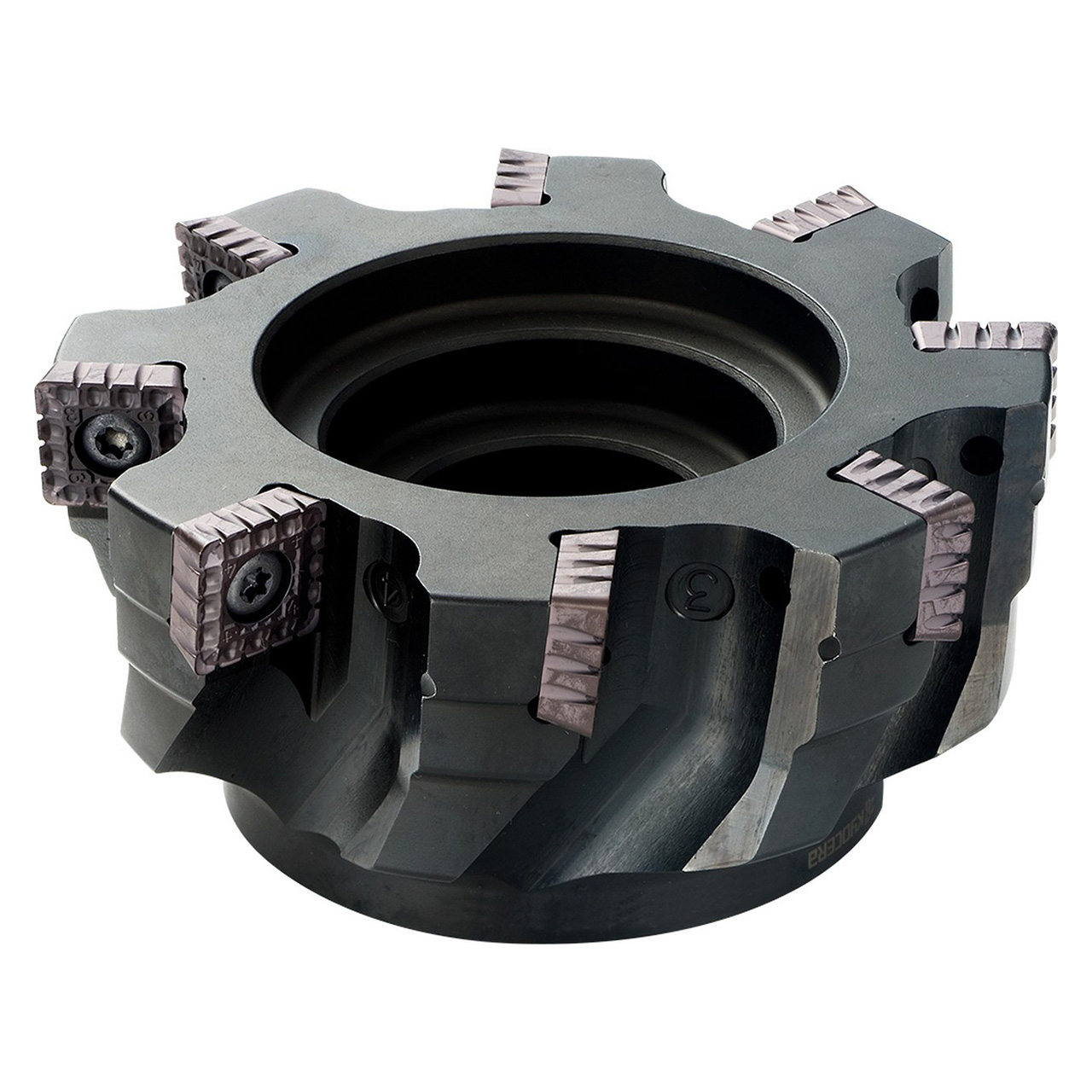 Kyocera Precision Tools THN01450 | MSRS90080R14T 3.1496" Diameter x 90 Degree Angle 4 Flute Steel Indexable Face Mill