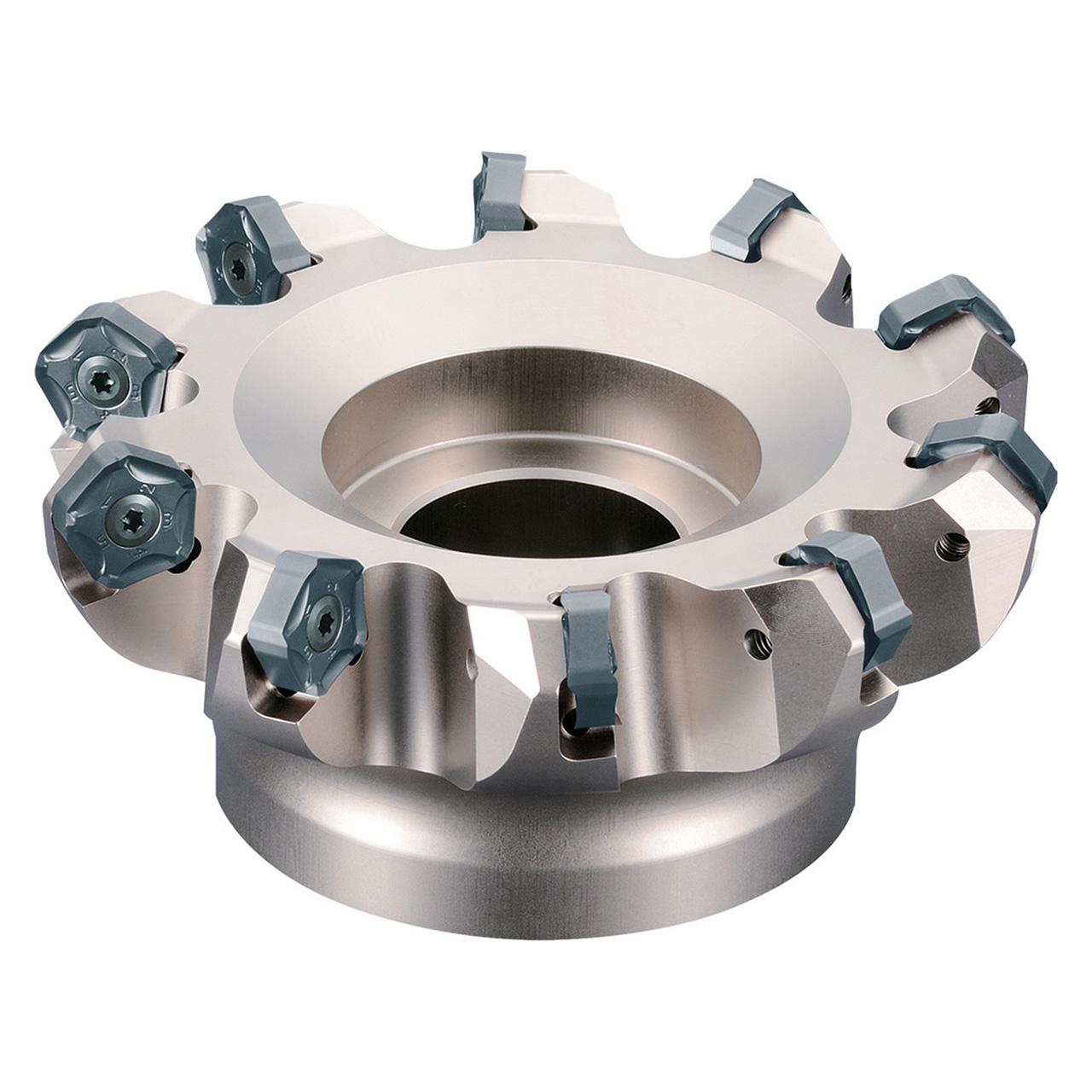 Kyocera Precision Tools THN04493 | MFPN45125R10TM 4.9213-5.4331" Diameter x 45 Degree Angle 10 Flute Steel Indexable Face Mill