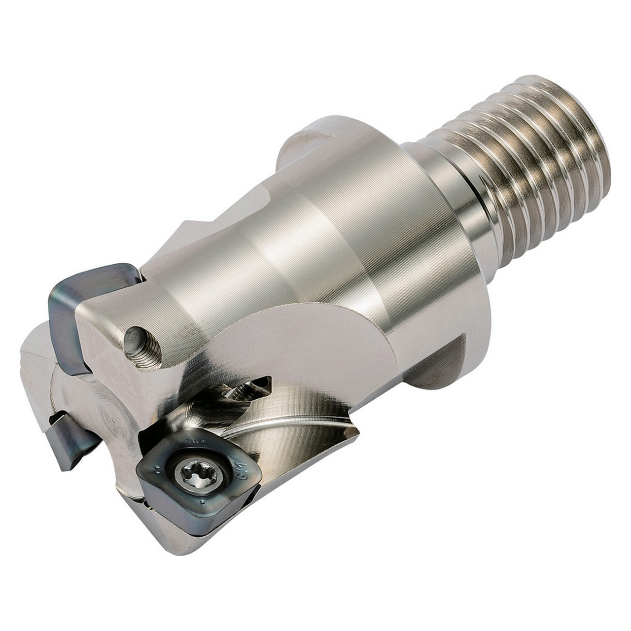 Kyocera Precision Tools THN07552 | MFH32M16102T 0.5906-1.2598" Diameter x 0.9449" Shank Height 2 Flute Steel High-Feed End Mill