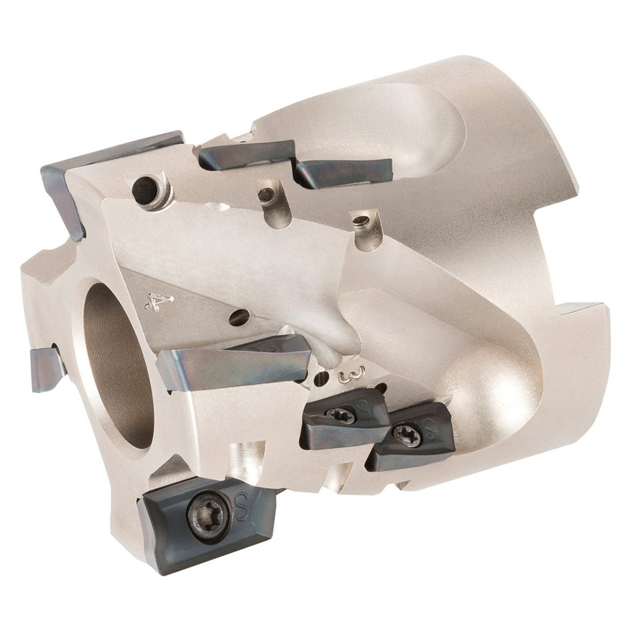 Kyocera Precision Tools THN08505 | MECHT50R171145TM 1.9685" Diameter x 1.6929" Max Depth of Cut 5 Flute Steel Helical Shell Mill