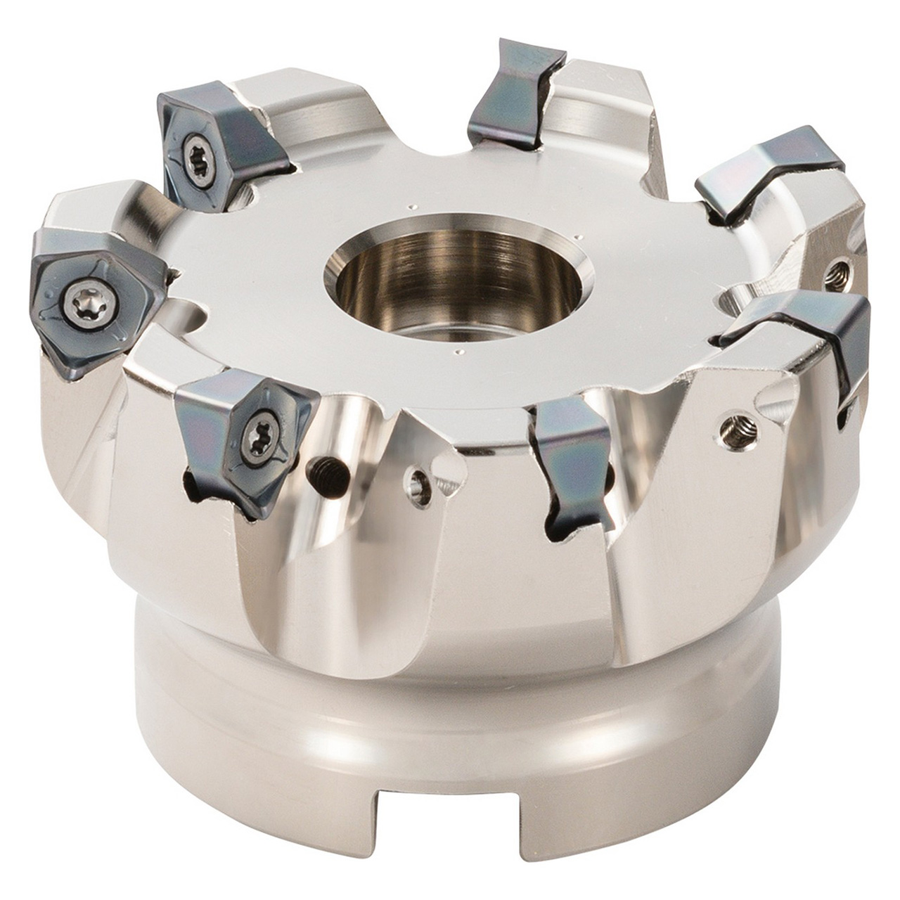 Kyocera Precision Tools THN08515 | MFWN90080R057T 3.1496" Diameter x 90 Degree Angle 7 Flute Steel Indexable Face Mill