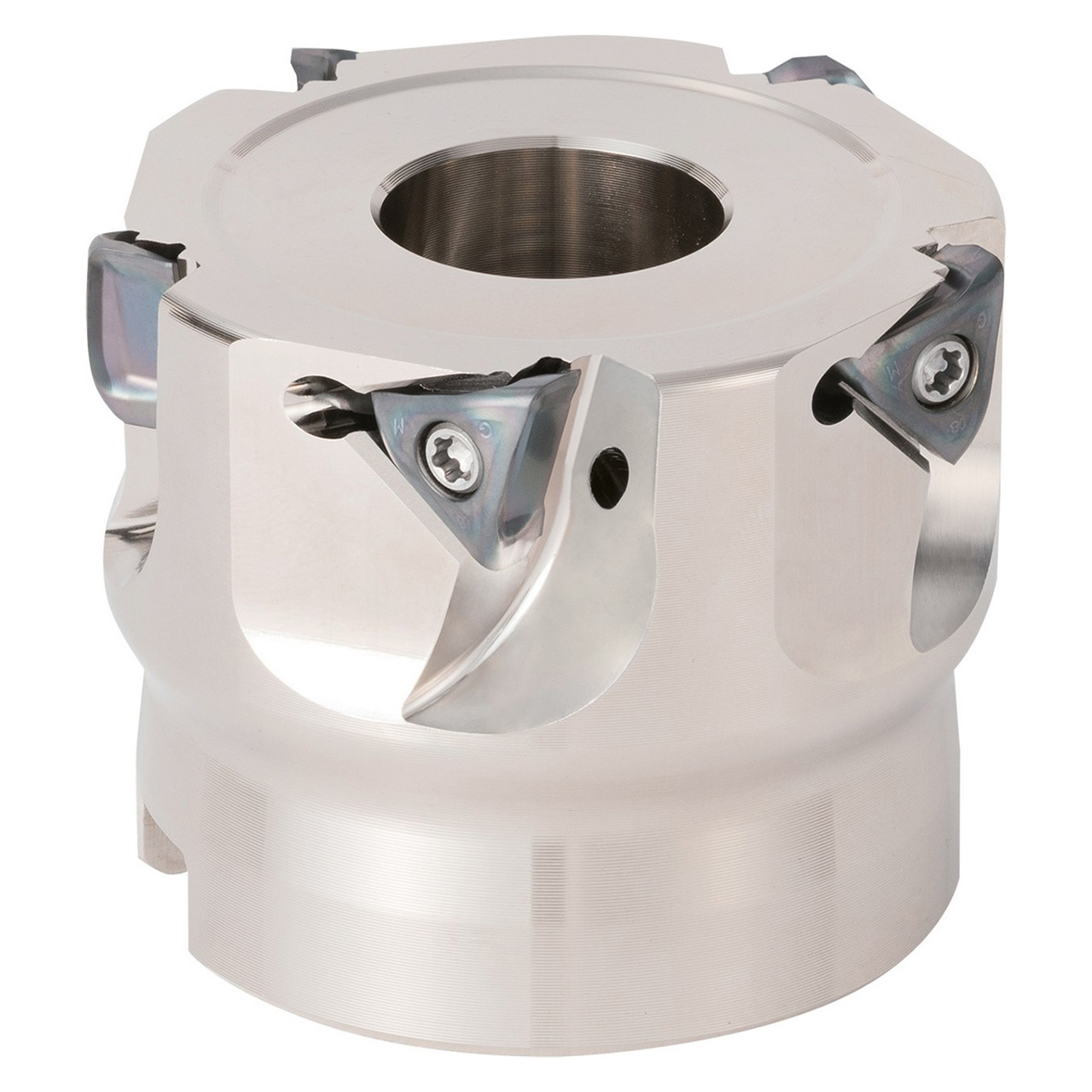 Kyocera Precision Tools THN08576 | MEV080R067TM 3.1496" Diameter x 90 Degree Angle 7 Flute Steel Indexable Face Mill