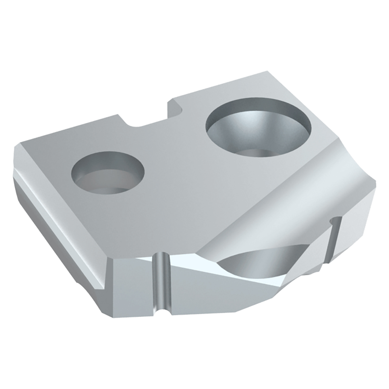 Allied Machine and Engineering 18YN-10.5 | 10.50mm Diameter x 2.38mm Thickness 132 Degree Included Angle TiCN Coated Premium Cobalt Y Series Spade Drill Insert