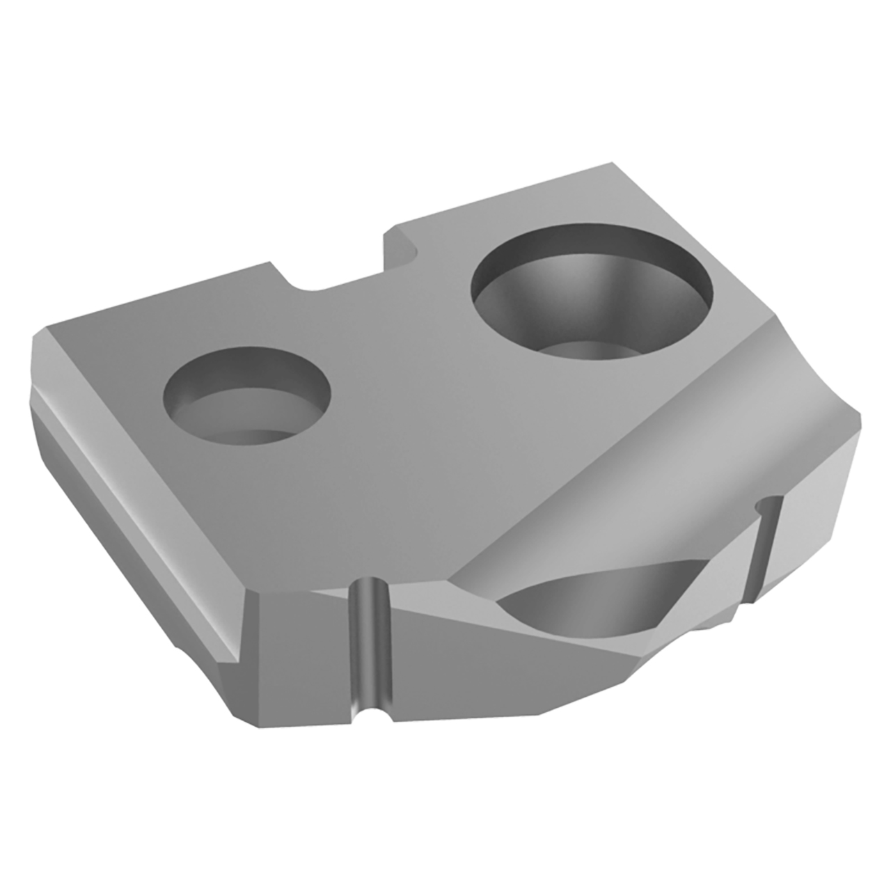 Allied Machine and Engineering 1N2YD-11 | 11.00mm Diameter x 2.38mm Thickness 132 Degree Included Angle Diamond Coated N2 Y Series Spade Drill Insert