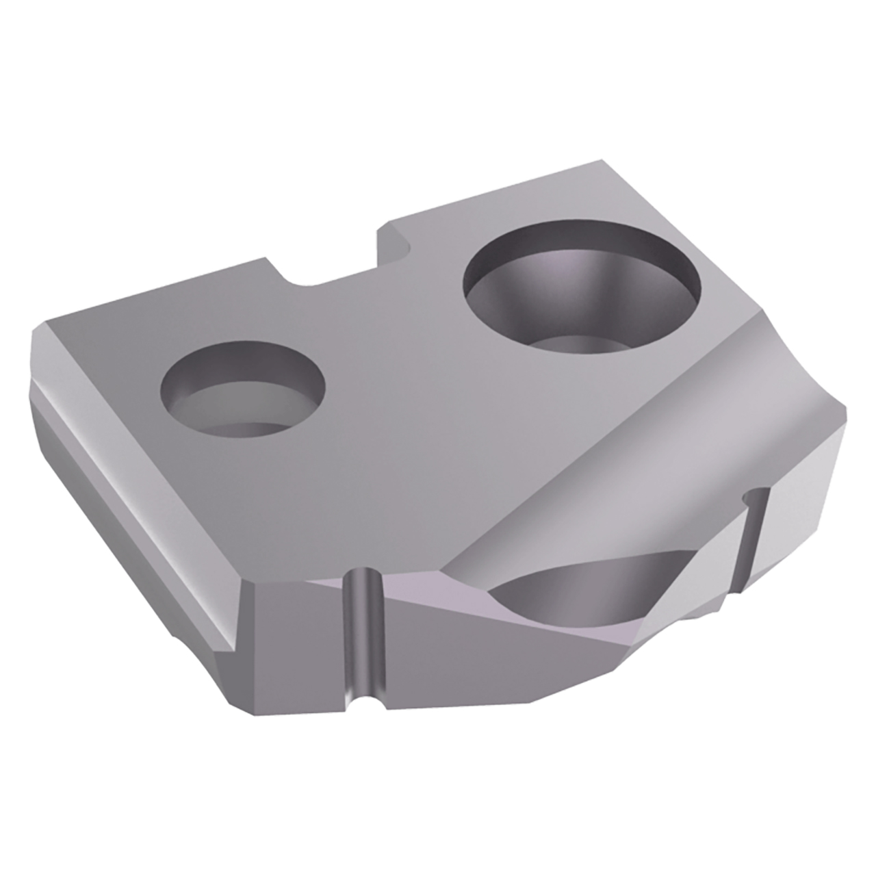Allied Machine and Engineering 1C5YA-10 | 10.00mm Diameter x 2.38mm Thickness 132 Degree Included Angle TiAlN Coated C5(P40) Y Series Spade Drill Insert