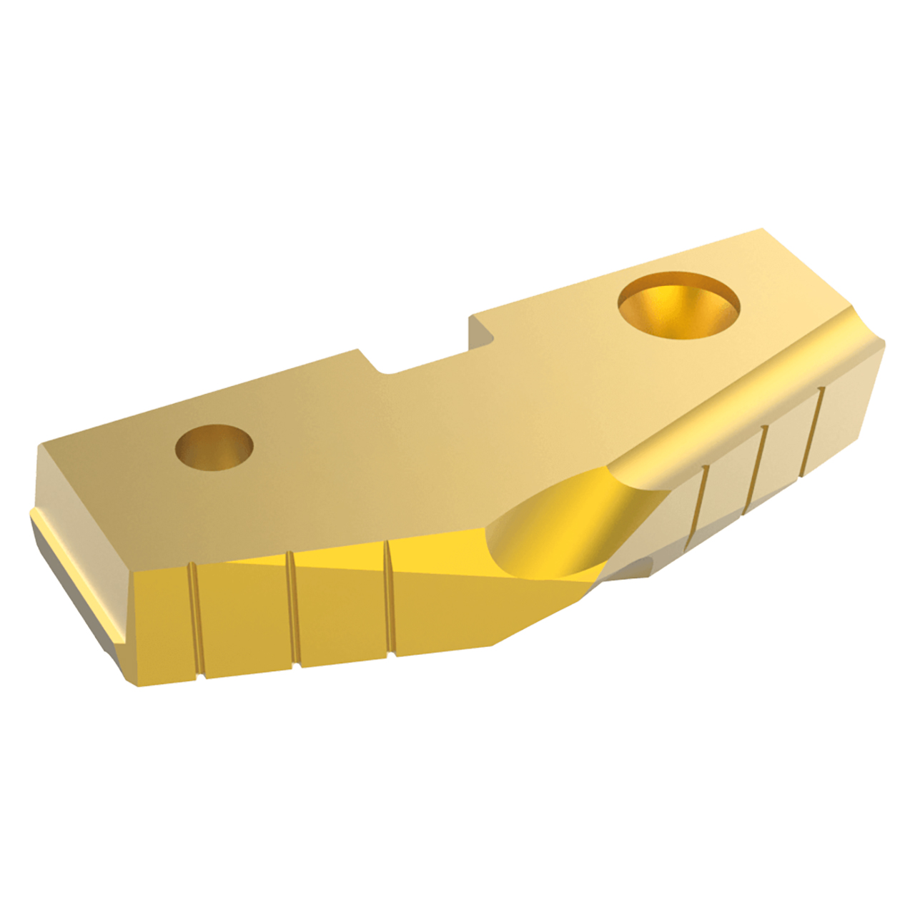 Allied Machine and Engineering 135T-68 | 68.00mm Diameter x 11.11mm Thickness 144 Degree Included Angle TiN Coated High Speed Steel 5 Series Spade Drill Insert
