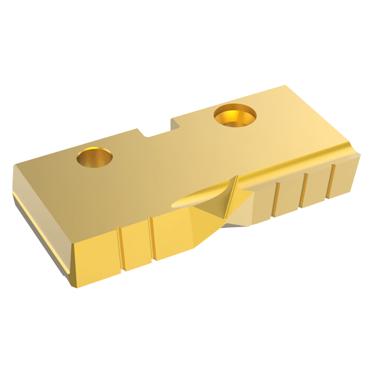 Allied Machine and Engineering 154T-63-FB | 63.00mm Diameter x 7.94mm Thickness TiN Coated Super Cobalt 4 Series Spade Drill Insert