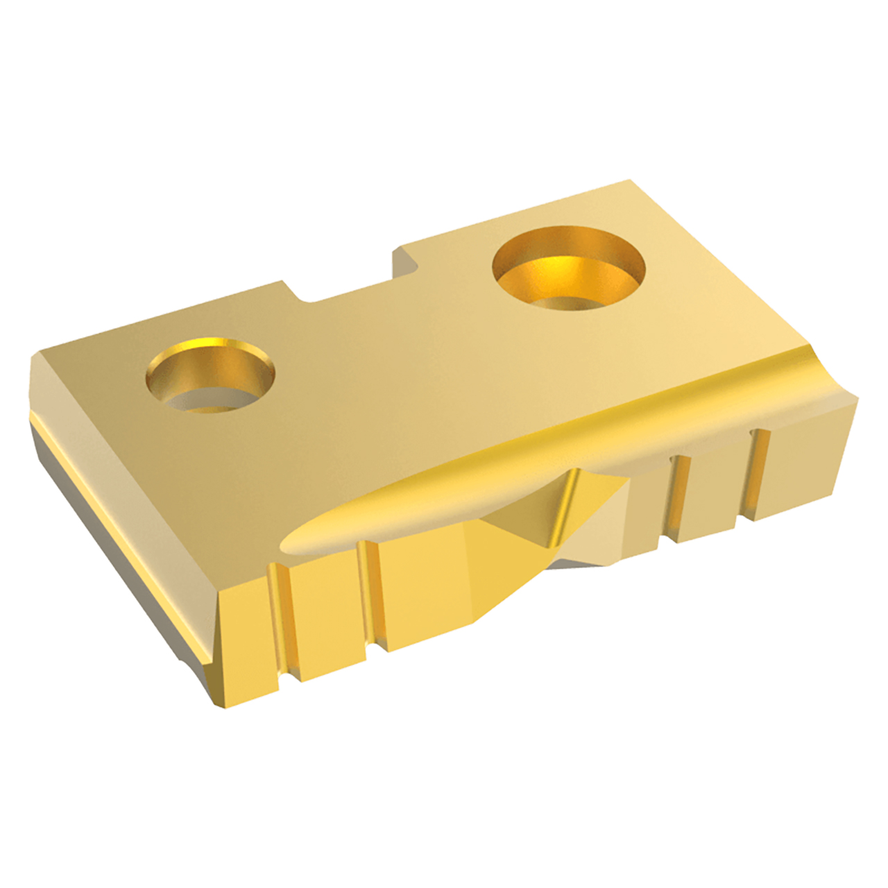 Allied Machine and Engineering 1C22T-34-FB | 34.00mm Diameter x 4.76mm Thickness TiN Coated C2(K20) 2 Series Spade Drill Insert