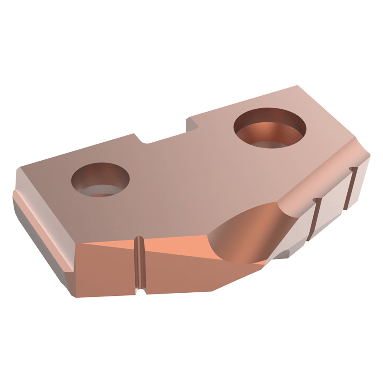 Allied Machine and Engineering 1C12H-25.5-TC | 25.50mm Diameter x 4.76mm Thickness 132 Degree Included Angle AM200 Coated C1(K35) 2 Series Spade Drill Insert