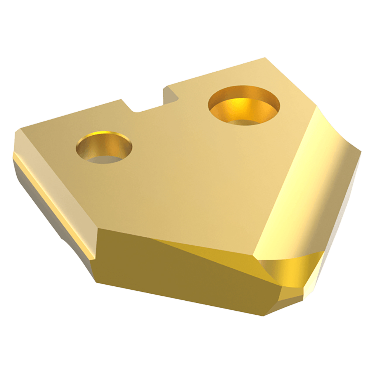 Allied Machine and Engineering 151T-20.5-SP | 20.50mm Diameter x 3.97mm Thickness TiN Coated Super Cobalt 1 Series Spade Drill Insert