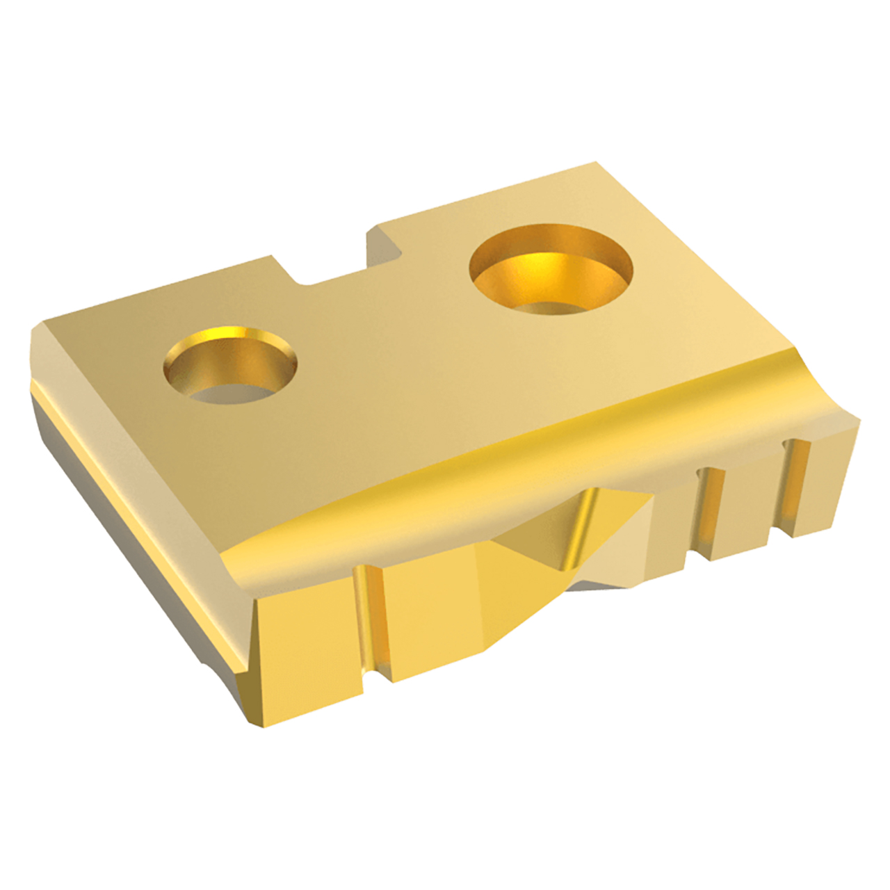 Allied Machine and Engineering 151T-18-FB | 18.00mm Diameter x 3.97mm Thickness TiN Coated Super Cobalt 1 Series Spade Drill Insert