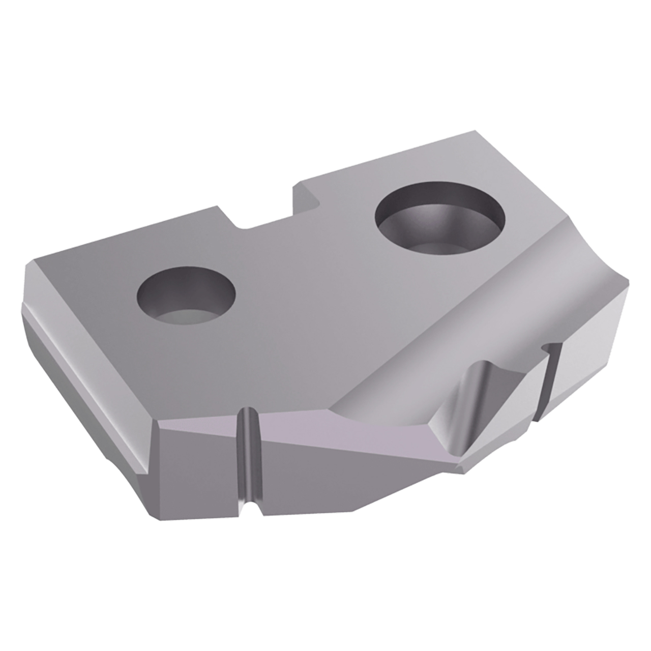 Allied Machine and Engineering 151A-24-NP | 24.00mm Diameter x 3.97mm Thickness 132 Degree Included Angle TiAlN Coated Super Cobalt 1 Series Spade Drill Insert