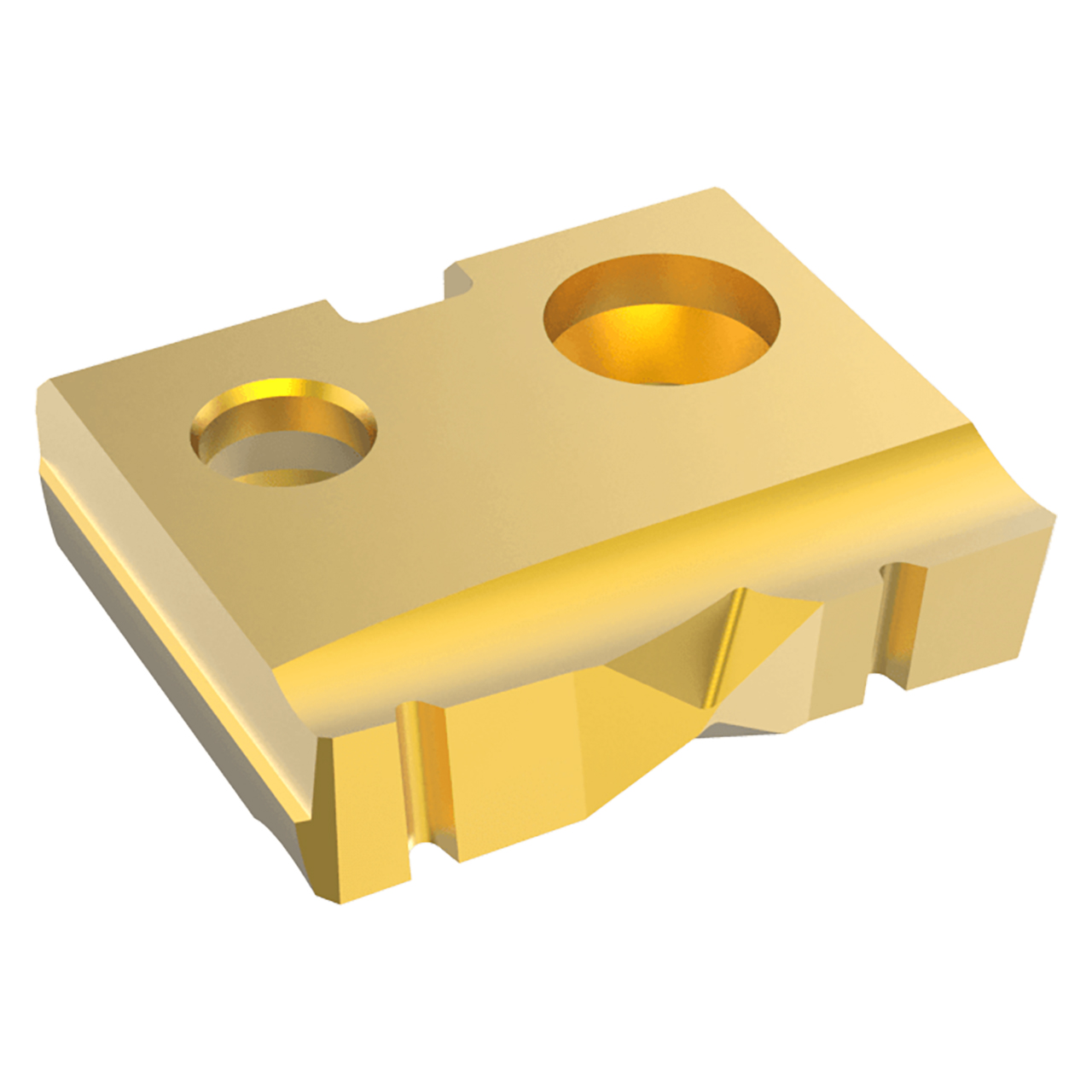 Allied Machine and Engineering 150T-16.5-FB | 16.50mm Diameter x 3.18mm Thickness TiN Coated Super Cobalt 0 Series Spade Drill Insert