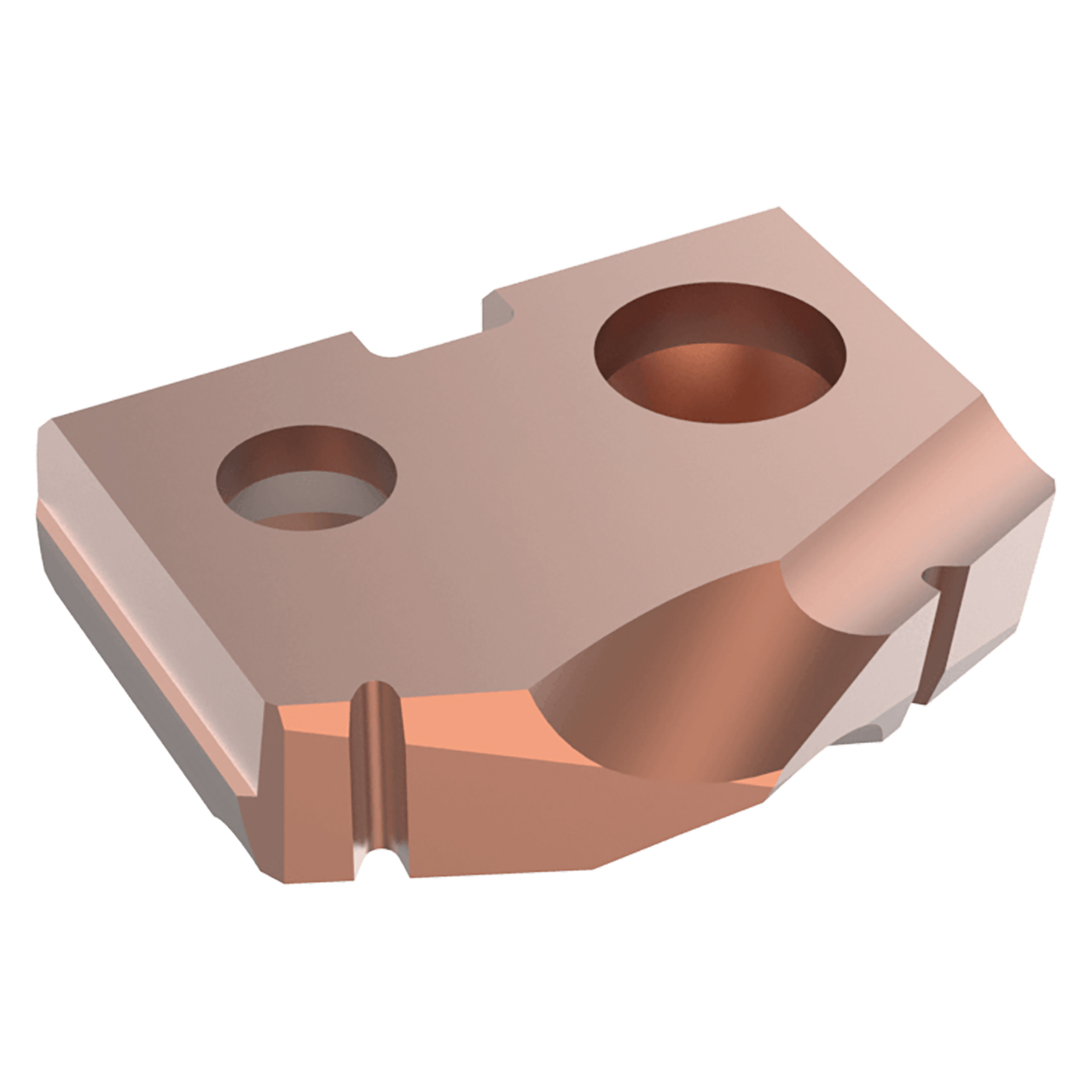Allied Machine and Engineering 150H-17.5-TC | 17.50mm Diameter x 3.18mm Thickness 132 Degree Included Angle AM200 Coated Super Cobalt 0 Series Spade Drill Insert
