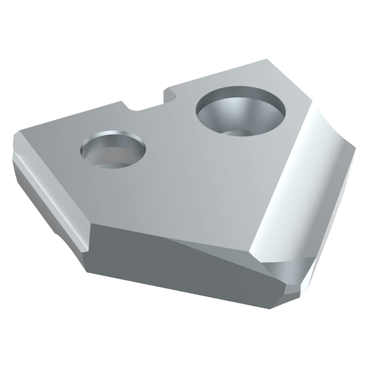 Allied Machine and Engineering 15ZN-0016-SP | 1/2" Diameter x 3/32" Thickness TiCN Coated Super Cobalt Z Series Spade Drill Insert