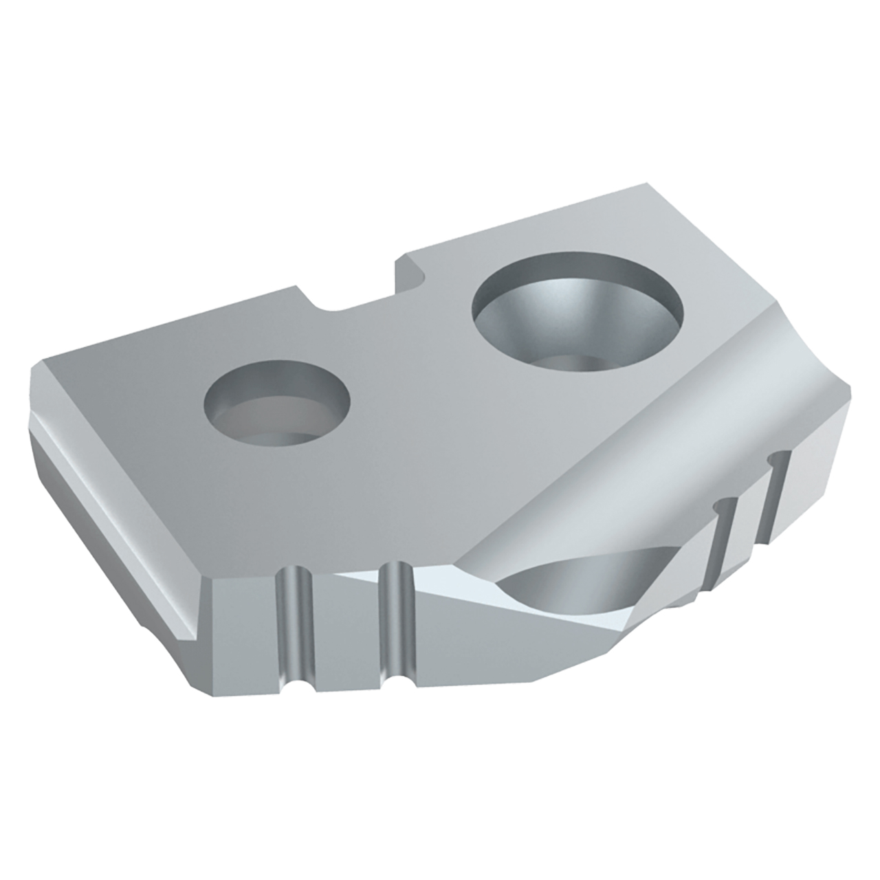 Allied Machine and Engineering 15ZN-0016 | 1/2" Diameter x 3/32" Thickness 132 Degree Included Angle TiCN Coated Super Cobalt Z Series Spade Drill Insert
