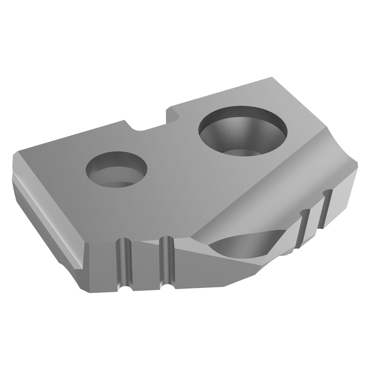 Allied Machine and Engineering 1N2ZD-0016 | 1/2" Diameter x 3/32" Thickness 132 Degree Included Angle Diamond Coated N2 Z Series Spade Drill Insert