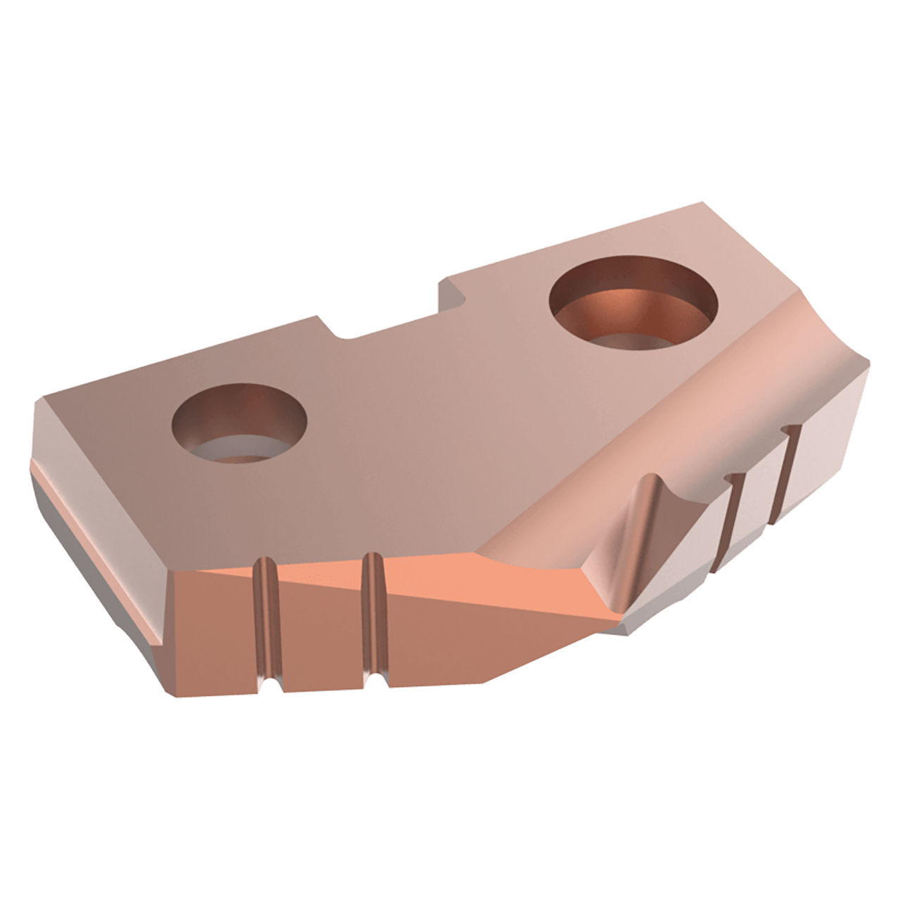 Allied Machine and Engineering 152H-0108-NP | 1-1/4" Diameter x 3/16" Thickness 132 Degree Included Angle AM200 Coated Super Cobalt 2 Series Spade Drill Insert