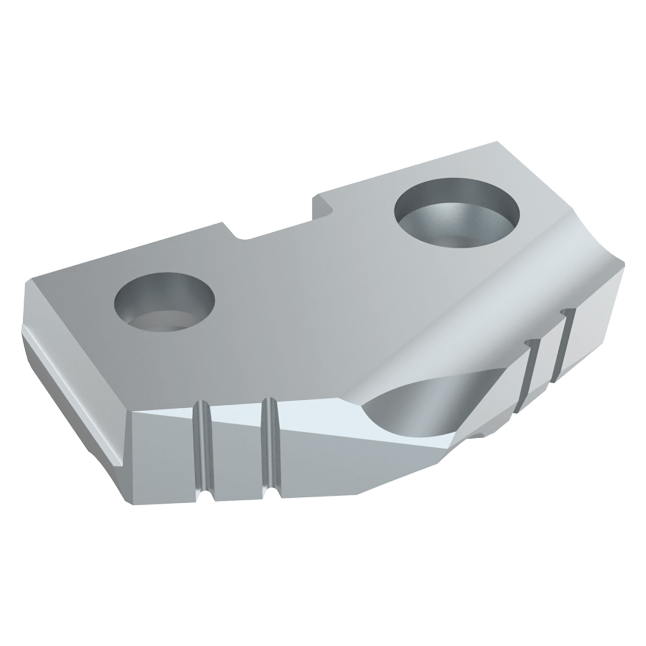 Allied Machine and Engineering 132N-0106 | 1-3/16" Diameter x 3/16" Thickness 132 Degree Included Angle TiCN Coated High Speed Steel 2 Series Spade Drill Insert