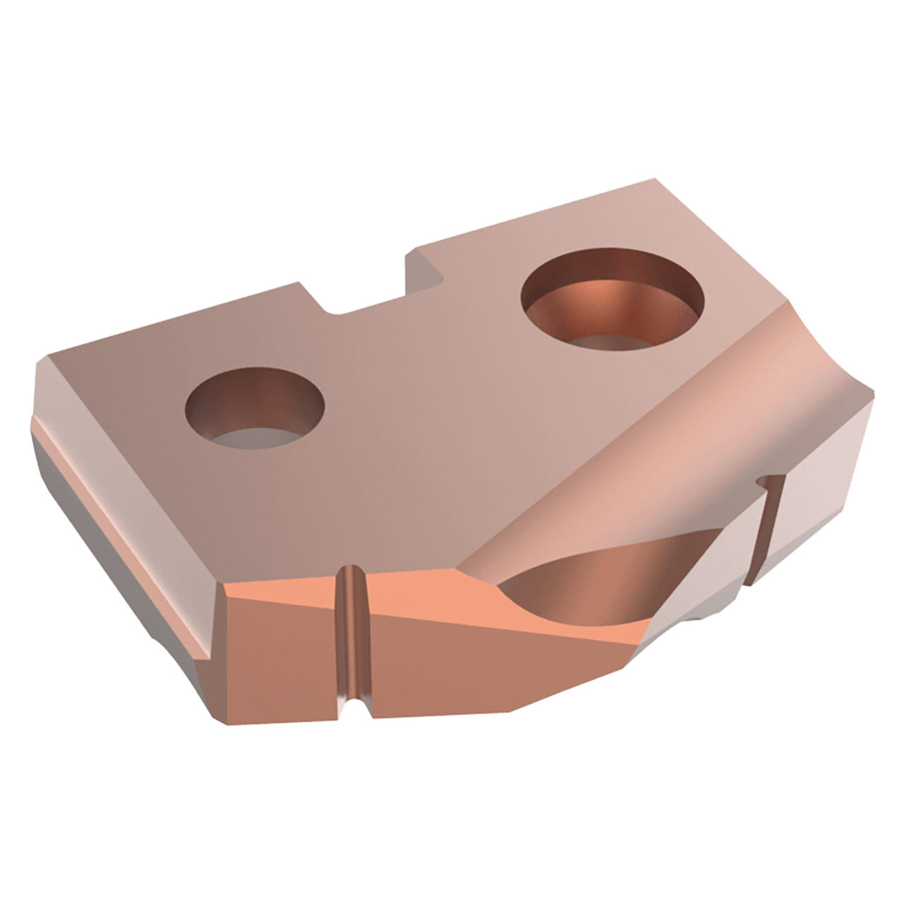 Allied Machine and Engineering 151H-0025 | 25/32" Diameter x 5/32" Thickness 132 Degree Included Angle AM200 Coated Super Cobalt 1 Series Spade Drill Insert