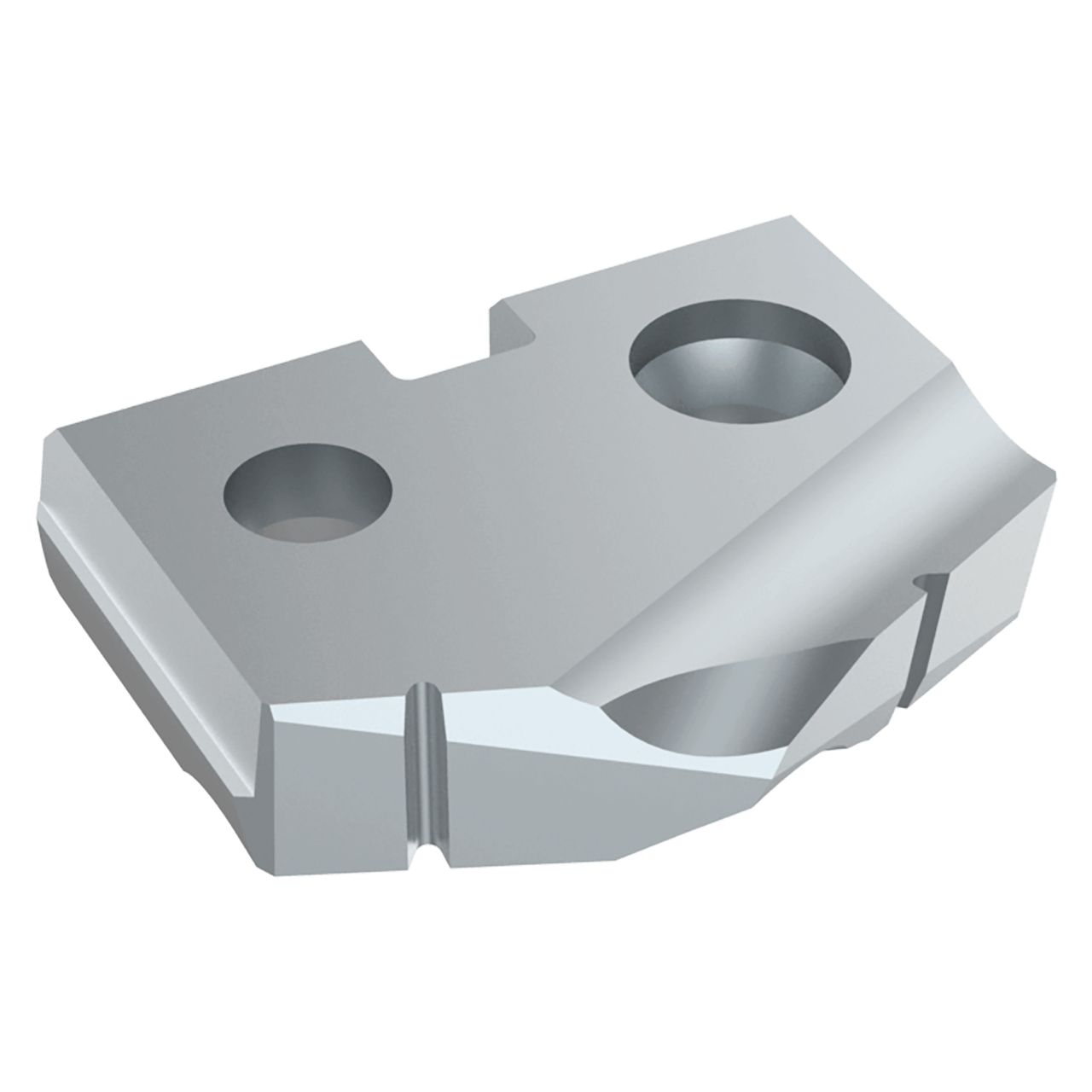 Allied Machine and Engineering 181N-.890 | 57/64" Diameter x 5/32" Thickness 132 Degree Included Angle TiCN Coated Premium Cobalt 1 Series Spade Drill Insert