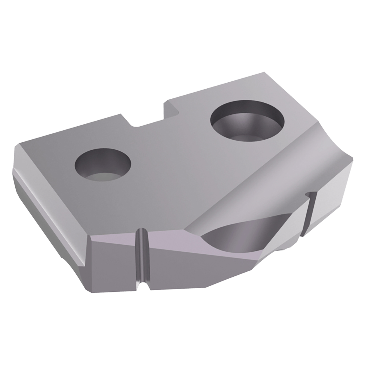 Allied Machine and Engineering 181A-.703 | 45/64" Diameter x 5/32" Thickness 132 Degree Included Angle TiAlN Coated Premium Cobalt 1 Series Spade Drill Insert