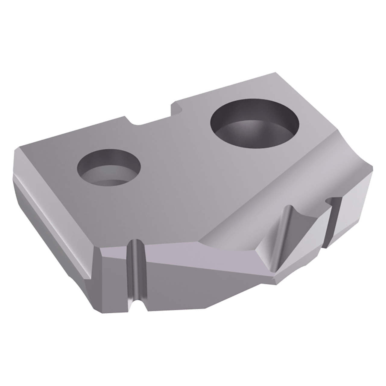 Allied Machine and Engineering 150A-0018-NP | 9/16" Diameter x 1/8" Thickness 132 Degree Included Angle TiAlN Coated Super Cobalt 0 Series Spade Drill Insert