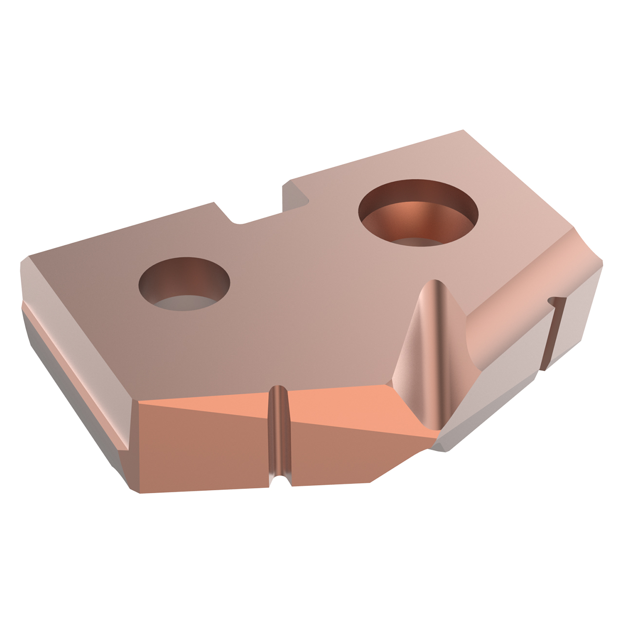 Allied Machine and Engineering TAX1-17.90 | 17.90mm Diameter x 3.97mm Thickness 132 Degree Included Angle AM200 Coated High Speed Steel 1 Series Spade Drill Insert