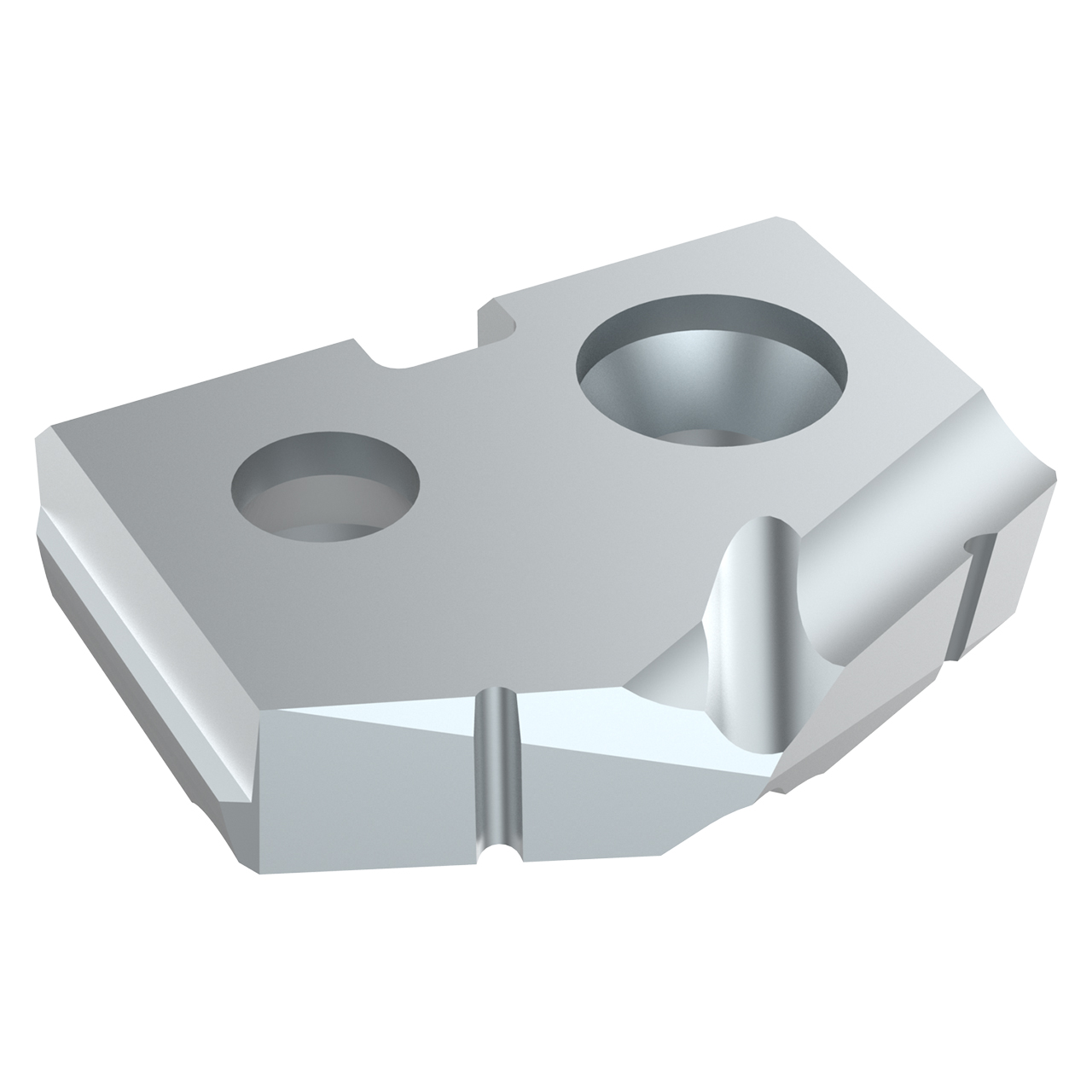 Allied Machine and Engineering TANZ-11.20 | 11.20mm Diameter x 2.38mm Thickness 132 Degree Included Angle TiCN Coated Carbide Z Series Spade Drill Insert