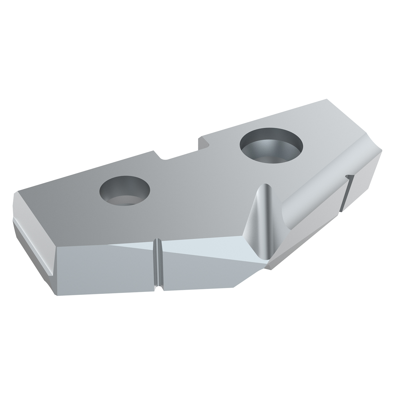 Allied Machine and Engineering TAN2-29.40 | 29.40mm Diameter x 4.76mm Thickness 132 Degree Included Angle TiCN Coated Carbide 2 Series Spade Drill Insert