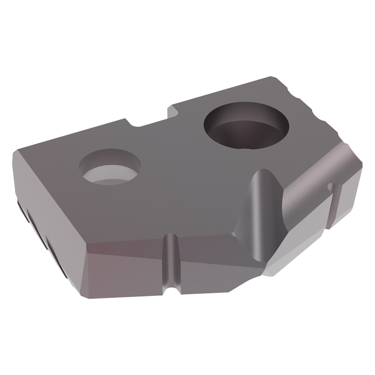 Allied Machine and Engineering TAM0-16.50 | 16.50mm Diameter x 3.18mm Thickness 132 Degree Included Angle AM460 Coated Carbide 0 Series Spade Drill Insert