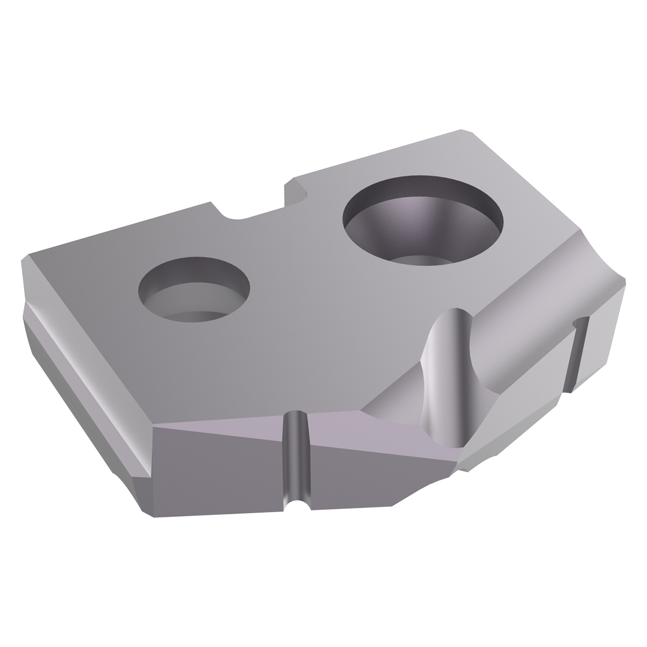 Allied Machine and Engineering TAKZ-11.51 | 11.51mm Diameter x 2.38mm Thickness 132 Degree Included Angle TiAlN Coated Carbide Z Series Spade Drill Insert