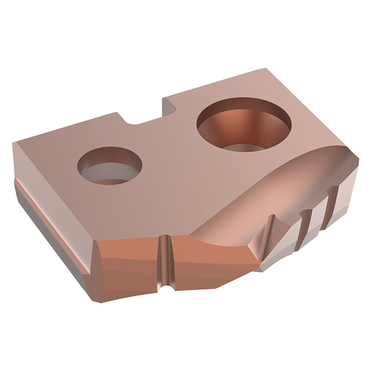 Allied Machine and Engineering 4C1YH-9.5 | 9.50mm Diameter x 2.38mm Thickness 132 Degree Included Angle AM200 Coated C1(K35) Y Series Spade Drill Insert