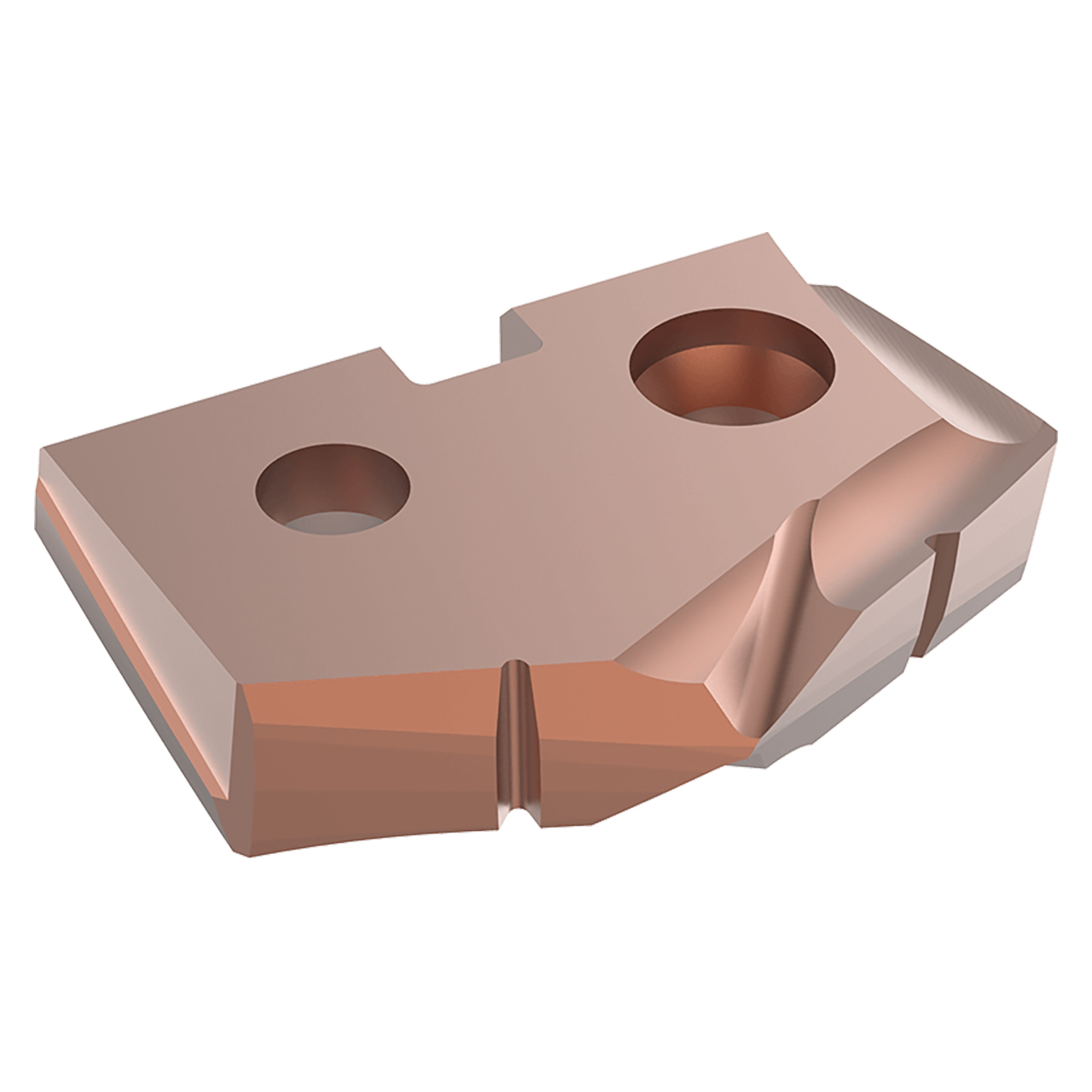 Allied Machine and Engineering 4C11H-20.5-HE | 20.50mm Diameter x 3.97mm Thickness 132 Degree Included Angle AM200 Coated C1(K35) 1 Series Spade Drill Insert