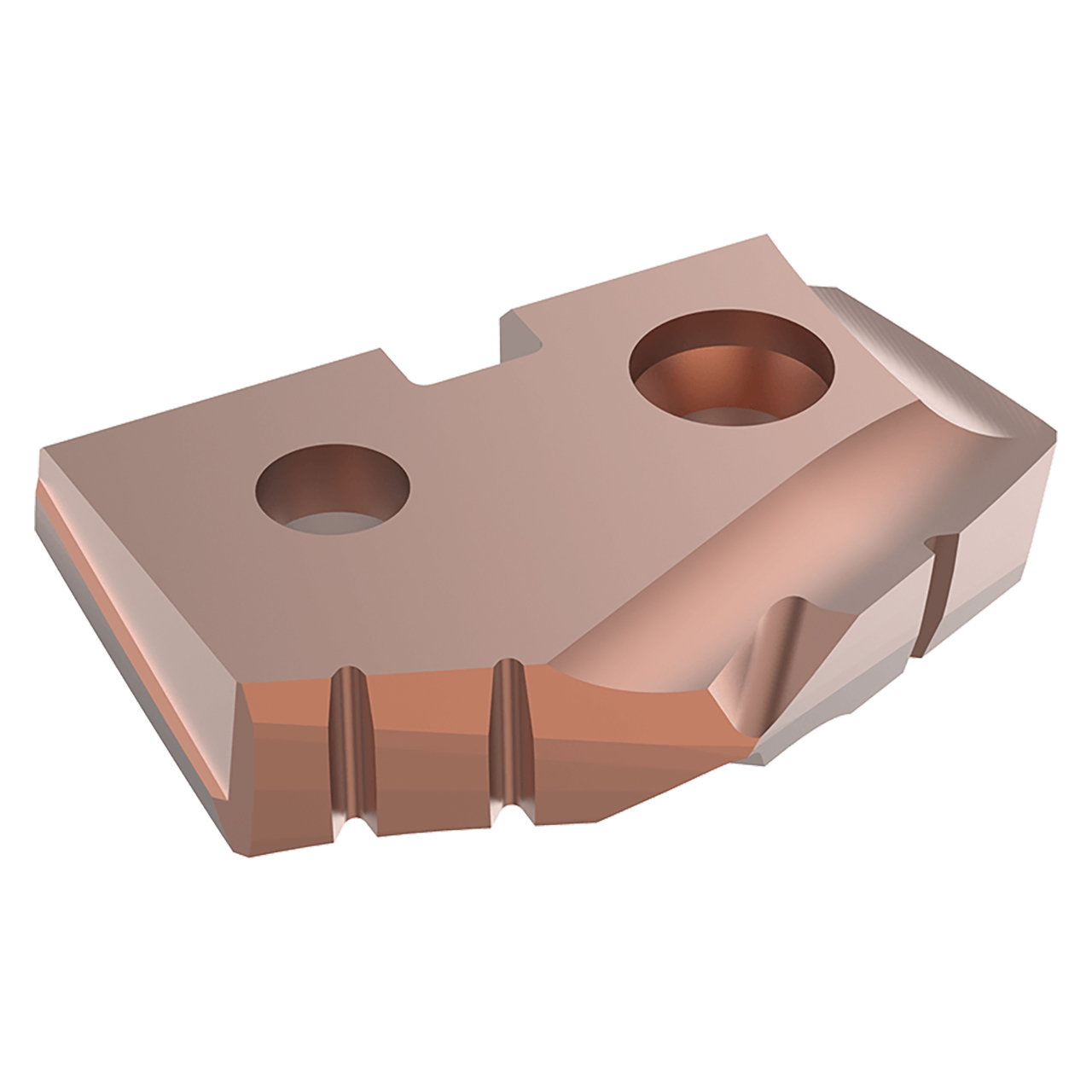 Allied Machine and Engineering 4C11H-18.5 | 18.50mm Diameter x 3.97mm Thickness 132 Degree Included Angle AM200 Coated C1(K35) 1 Series Spade Drill Insert