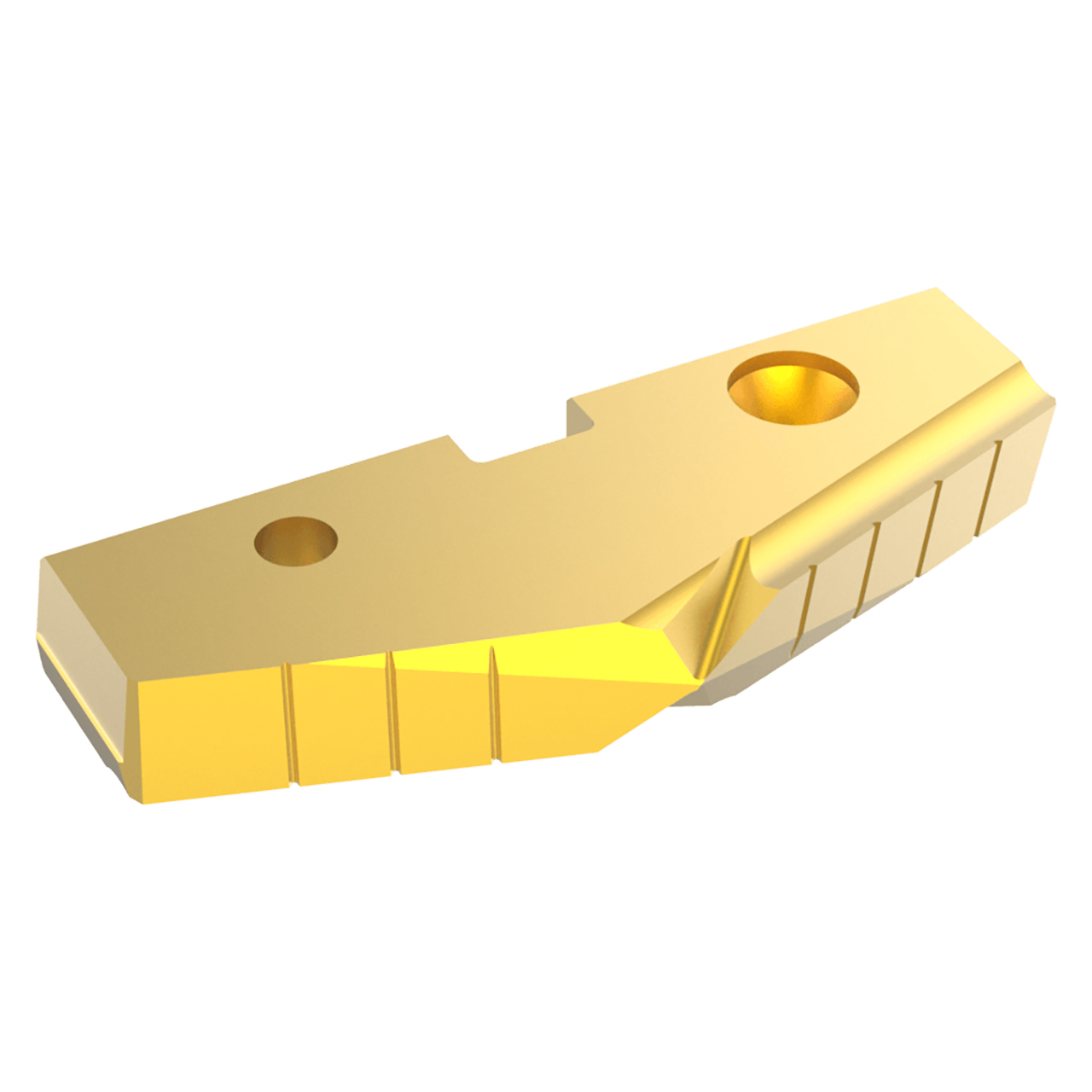 Allied Machine and Engineering 436T-88 | 88.00mm Diameter x 11.11mm Thickness 144 Degree Included Angle TiN Coated High Speed Steel 6 Series Spade Drill Insert