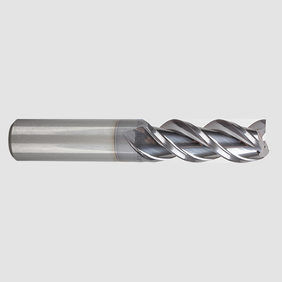 YG1 28565TC | 3/16" Diameter x 3/16" Shank x 9/16" LOC x 2" OAL x 45 Degree Helix Angle 3 Flute TiNC Coated Carbide E5981 Square End Mill